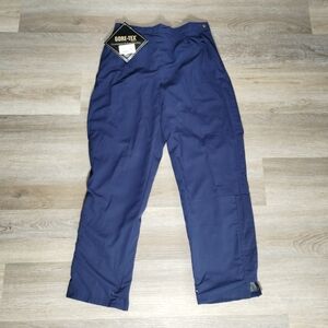 Vintage 90's Tourney Gore-Tex Rain Pants Golf Women L Blue Waterproof Gorpcore